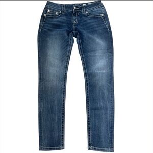 Miss Me Embellished Skinny Low Rise Jeans